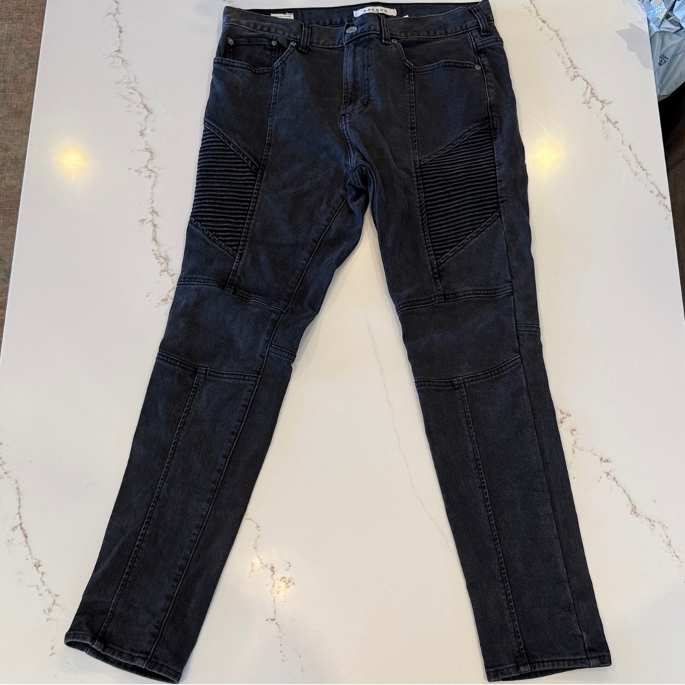 PacSun Charcoal Stacked Skinny Jeans size 32 x 30